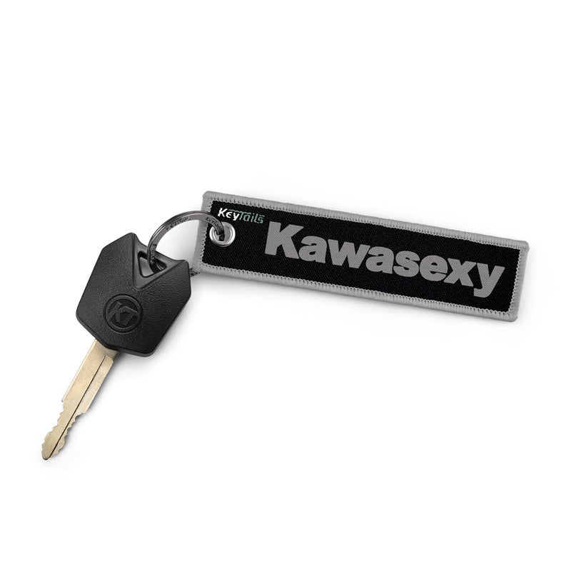 KEYTAILS ميداليات مفاتيح KEYTAILS، علامة مفاتيح عالية الجودة تناسب دراجة كاواساكي النارية، سيارة، سكوتر، ATV، UTV [كواساكسي] - Image 2